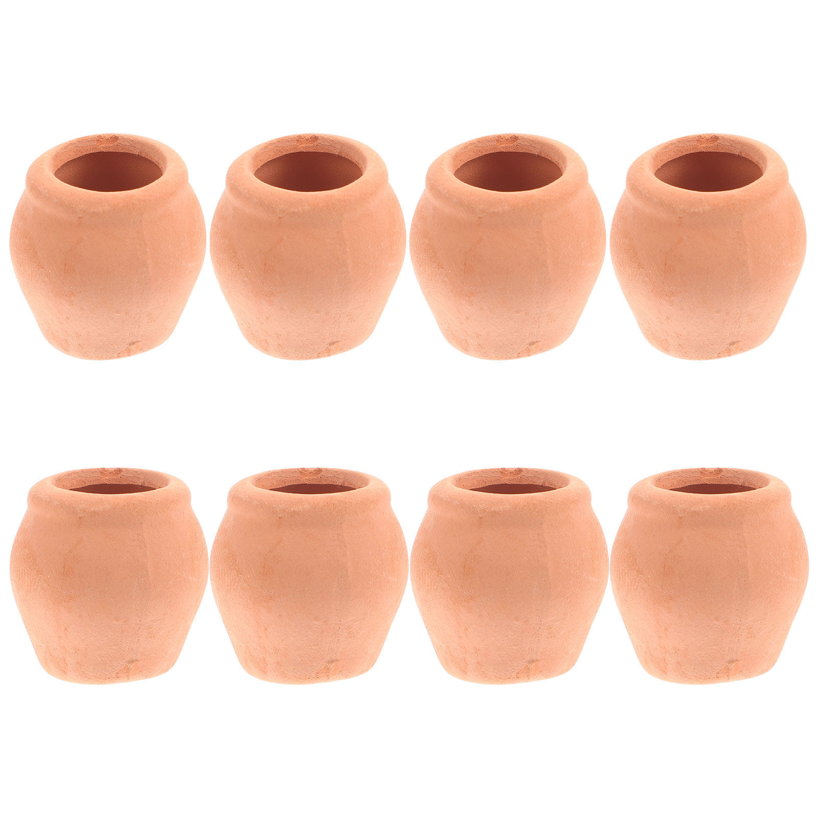 Bonsai Garden For Desk - 8-teiliges Mini-Keramik-Blumentöpfe-Set Kleine Sukkulenten-Pflanzgefäße für Schreibtisch