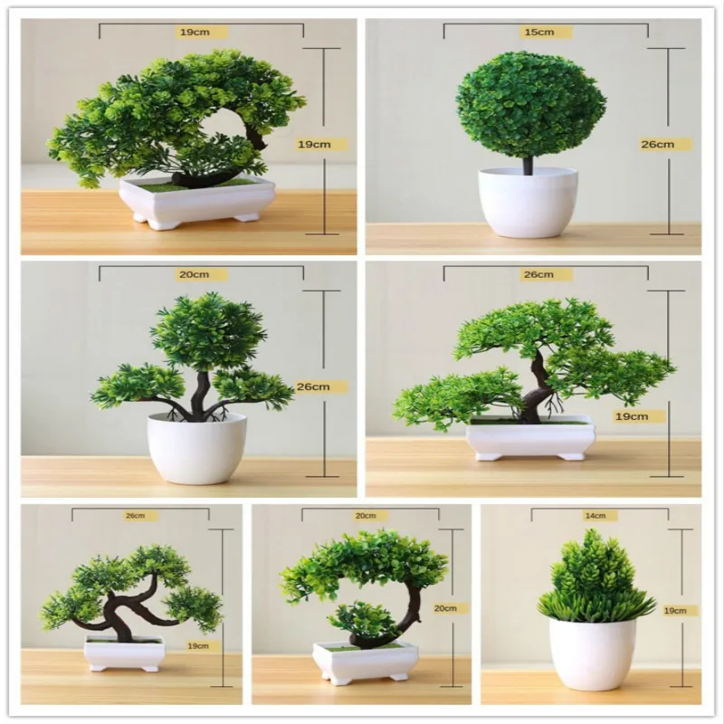 Bonsai Garden Sushi - Künstliche Pflanzen Vergossen Bonsai Grüne Kleine