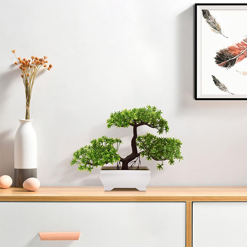 Künstliche Bonsai-Kunststoff-B – Bonsai Garden For Desk Bewertung und Preis