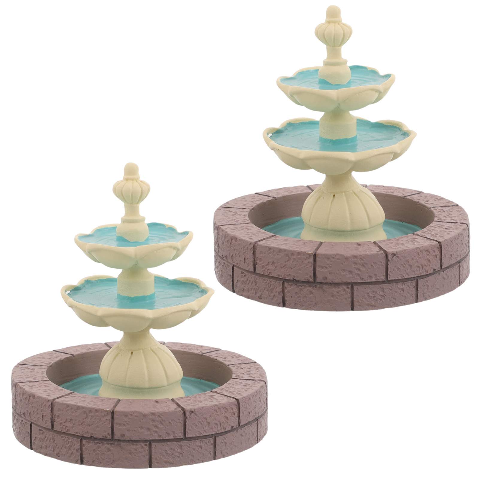 2 Stück Mini-Harz-Brunnen-Deko – Bonsai Garden For Desk Bewertung und Preis