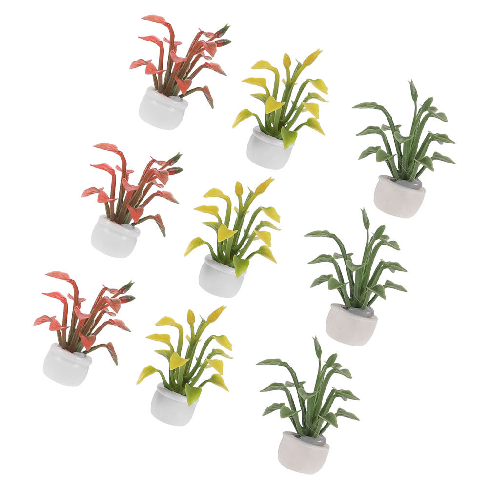 9-teiliges Set Miniatur-Topfpf – Bonsai Garden For Desk Bewertung und Preis